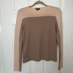 Loro Piana Colorblocked Cashmere Blend Sweater